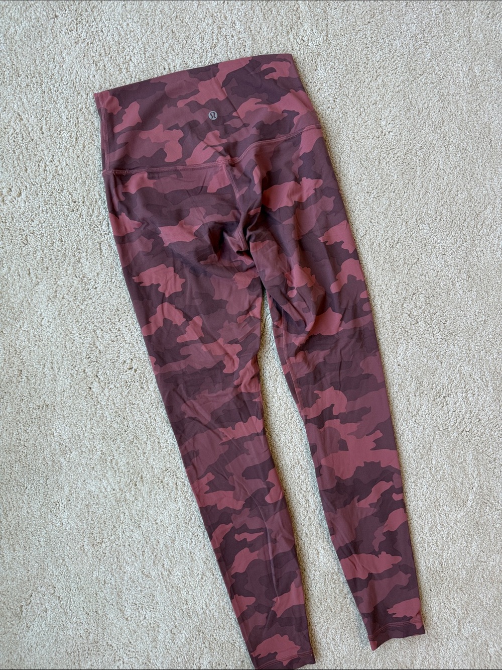Lululemon Align Camouflage Leggings in Mauve Pink